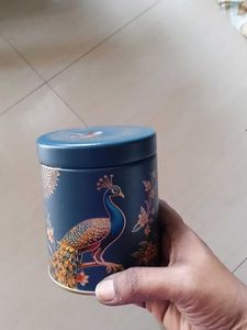 peacock canisters(set of 2)