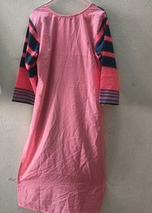 Striped Floral Long Sleeve Dress