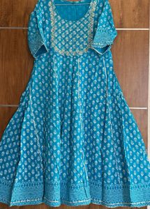 Elegant Blue Printed Kurta