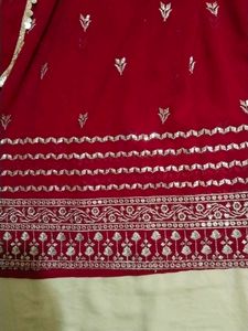 Maroon Embroidered Kurta Set