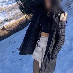 White Utility Skirt