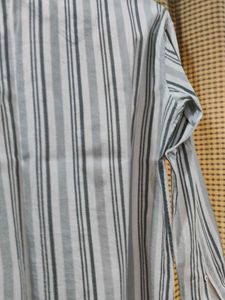 Striped Button-Down Shirt Office wear