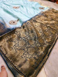 Excellent Quality 💯 Pattu Silk Saree With Work