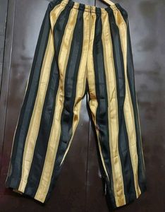 Black &amp; Golden Plazo Suit &amp; Dupatta 42 Bust