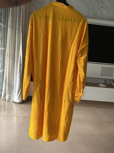 Fixed price Men’s ethnic yellow Kurta