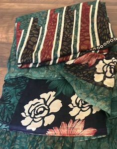 Floral Print Saree