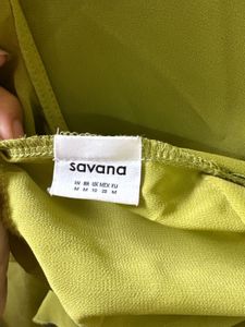 Lime Green Blouse.