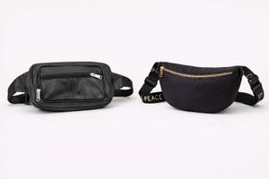 2 Stylish Waist Bags - Black