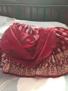 Elegant Maroon Baby Dress