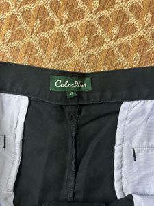 Color Plus Men&#39;s Black Pants