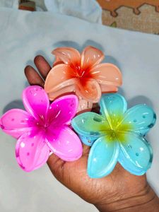 Colorful Flower Hair Clips
