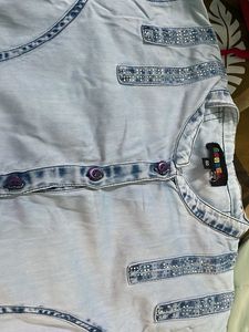 Denim Button-Down Shirt
