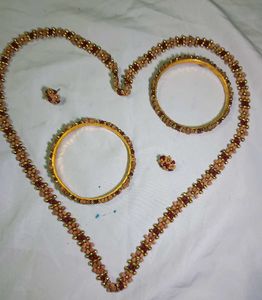 wooden beads Jewellery Set
