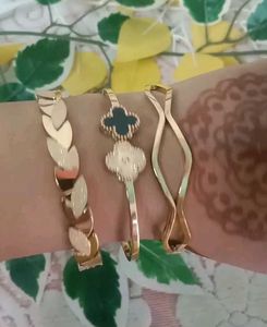 Golden Bangle Bracelets - KIYU ZIYU