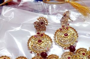 Gold polish necklace 😘😘👉👉✅