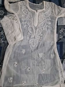 Chikankari Kurti Like New