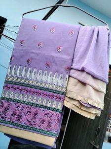 Unstitched 3pcs Suit