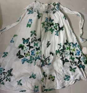 Butterfly Print Skirt