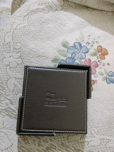 Set of 4 Leather Coasters/Cup Matte