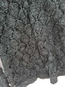 Black Crochet Top