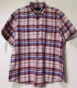 Plaid Short Sleeve Shirt
