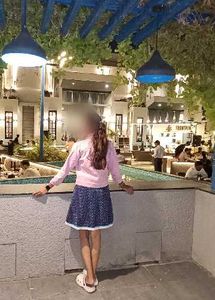 Blue Polka Dot Dress