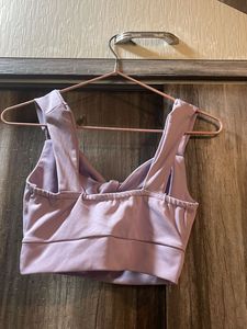 Lavender crop top