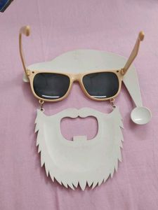Christmas Santa Claus Party glasses with Beard