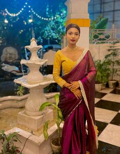 Elegant Purple Saree