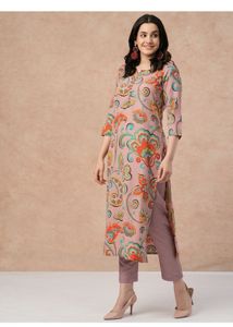 Floral Print Kurta Set
