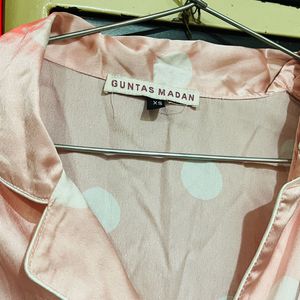 Pink Polka Dot shirt nightwear