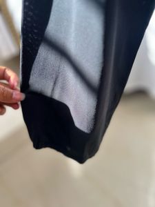 PU Neck Detail Top