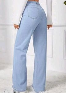 Light Wash Wide Leg Jeans
