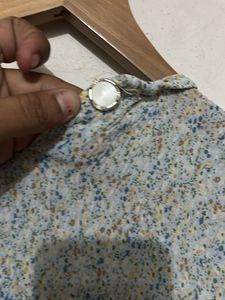 Floral Print Top and plazzo paint