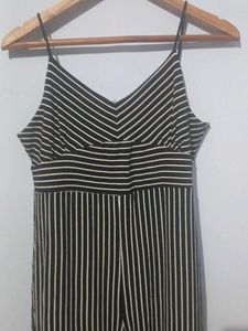 Striped Spaghetti Strap Jumpsuit