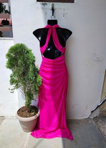 Betsy And Adam By Linda Berlin Pink Halter Neck Be
