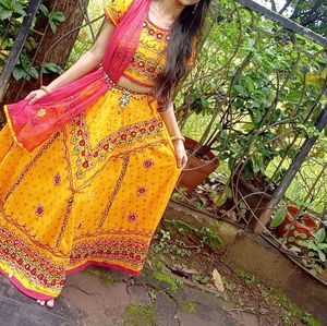 Yellow Chaniya Choli