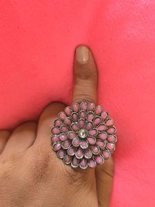 Baby Pink Adjustable Ring