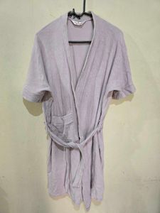 Lavender Terry Cloth Robe For Women