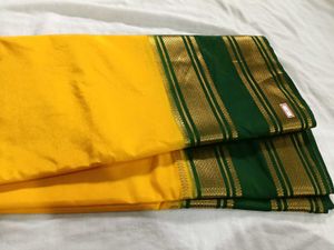 Yellow &amp; Green Saree