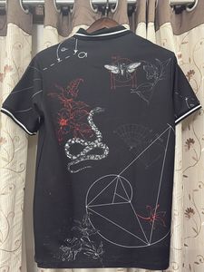 Graphic Print Polo Shirt
