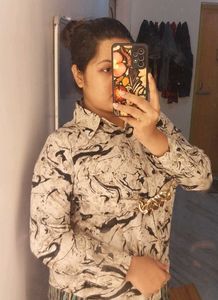 Abstract Print Blouse