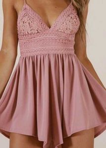 🎀Pretty Peach Playsuit🎀