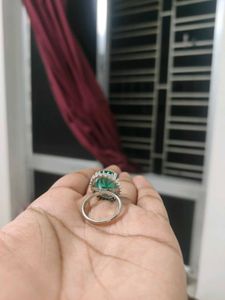 Emerald Green Gemstone Ring