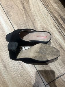 Black Block Heels