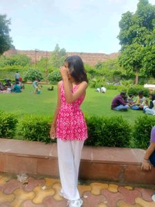 Pink Patterned Sundress