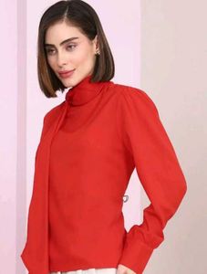 SHEIN  relaxed fit puff sleeve top