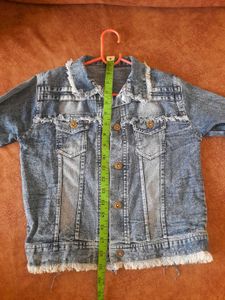 Distressed Denim Jacket