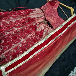 Red Embroidered Lehenga Choli| wedding|marriage