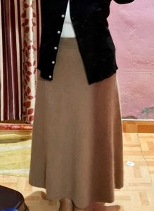 Elegant Knit Midi Skirt